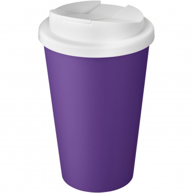 Logotrade liikelahja mainoslahja kuva: Americano® Eco 350 ml kierrätysmuki läikkymättömällä kannella