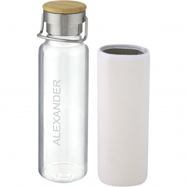 Logotrade mainoslahjat kuva: Thor 660 ml:n lasipullo neopreenisuojuksella