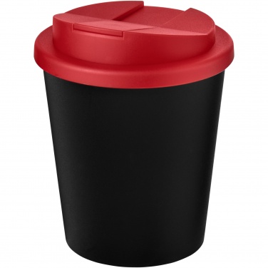 Logo trade liikelahjat tuotekuva: Americano® Espresso Eco 250 ml kahvimuki kierrätetystä materiaalista. Läikkymätön kansi.