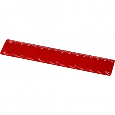 Logo trade mainoslahja kuva: Refari 15 cm:n viivain kierrätetystä muovista