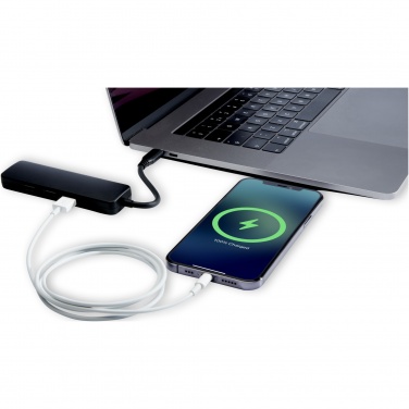 Logo trade mainoslahjat ja liikelahjat kuva: Loop RCS -kierrätetystä muovista valmistettu multimediasovitin USB 2.0–3.0 HDMI -liitännällä