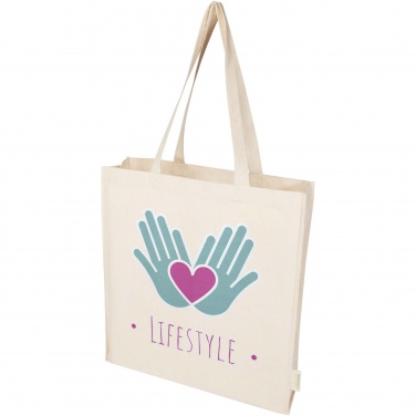 Logotrade mainoslahja ja liikelahja kuva: Orissa 180 g/m² organic full gusset tote bag 14L