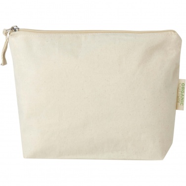 Logotrade mainoslahja tuotekuva: Orissa 180 g/m² organic toiletry bag 1L