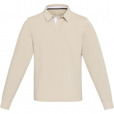 Logotrade liikelahja tuotekuva: Clyde unisex organic rugby polo sweatshirt