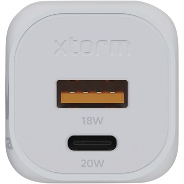 Logotrade mainoslahja tuotekuva: Xtorm XEC020 GaN²Ultra 20 W seinälaturi