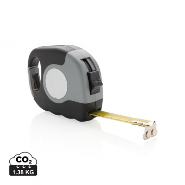 Logotrade mainoslahja tuotekuva: 5m/19mm mittanauha sulkurenkaalla