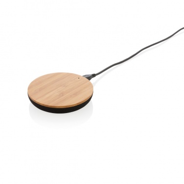 Logotrade mainostuotet kuva: Langaton, 5 W:n Bamboo X -laturi