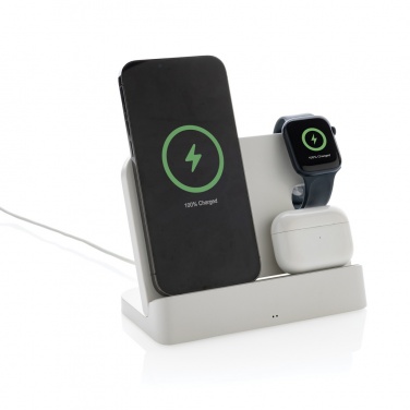 Logotrade mainostuotet kuva: Joltz RCS kaksoislaturi 15 W iWatch-paikalla kierrätysmuovia