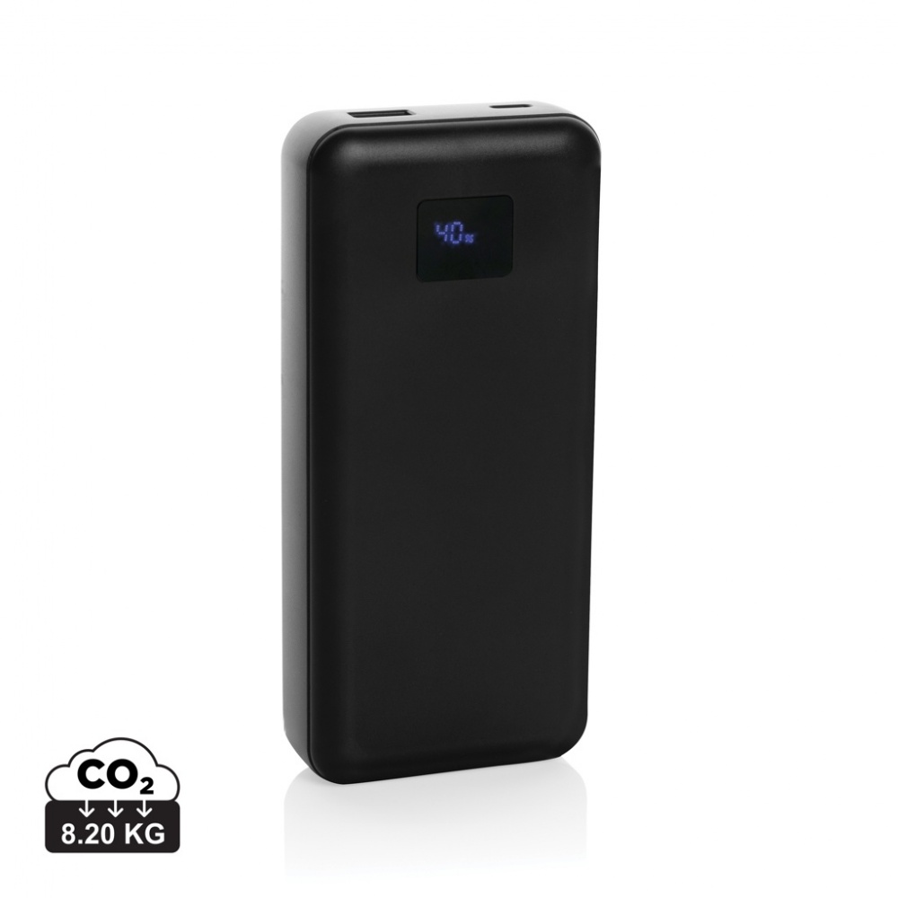 Logo trade liikelahjat mainoslahjat kuva: Gridley 20000mAh 65W tietokonevirtapankki RCS muovista