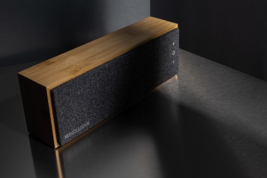 Logo trade mainoslahja ja liikelahja tuotekuva: Wynn 10W langaton bambukaiutin