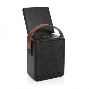 Logo trade liikelahjat mainoslahjat kuva: Skywave aurinkovoimakaiutin 12W RCS kierrätetystä muovista