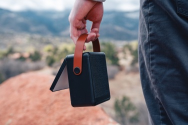 Logo trade liikelahjat tuotekuva: Skywave aurinkovoimakaiutin 12W RCS kierrätetystä muovista