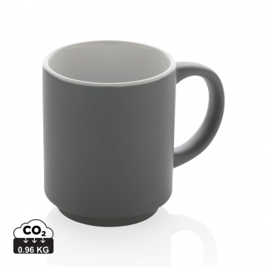 Logo trade mainoslahjat tuotekuva: Keraaminen pinottava muki 180ml