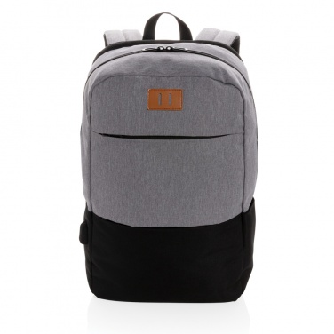 Logotrade mainoslahja tuotekuva: Moderni PVC-vapaa 15,6"" USB & RFID -laptopreppu