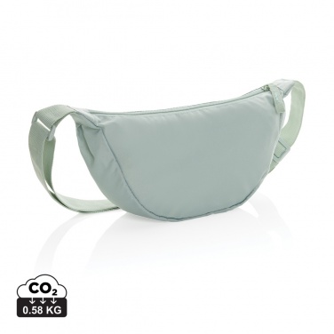 Logo trade liikelahja kuva: Crescent AWARE™ RPET puolikuun muotoinen crossbody -laukku