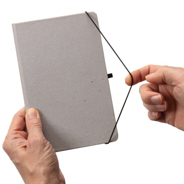 Logotrade mainoslahjat ja liikelahjat tuotekuva: A5 kovakantinen vihko kierrätetystä nahasta