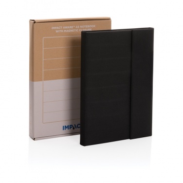 Logo trade mainoslahja ja liikelahja tuotekuva: Impact Aware™ A5 portfolio magneettisella suljennalla