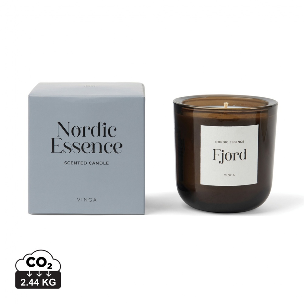 Logotrade mainostuote tuotekuva: VINGA Nordic essence -tuoksukynttilä iso