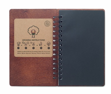 Logo trade liikelahja mainoslahja tuotekuva: A5 Koivu GROWBOOK™