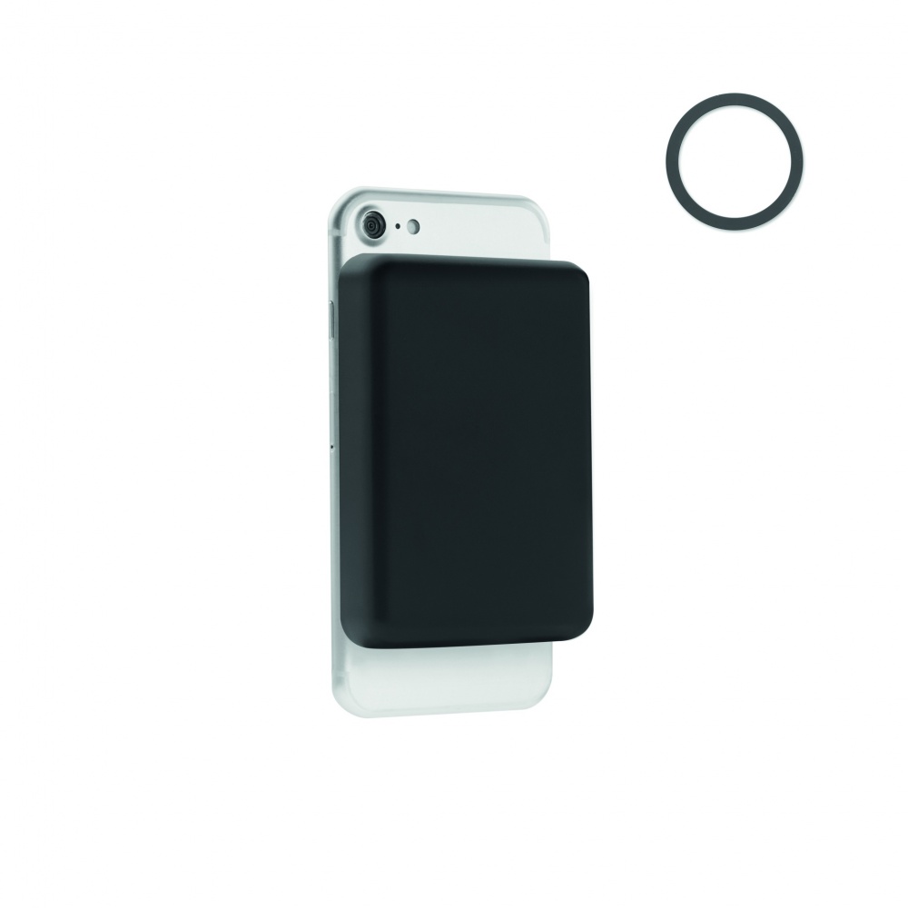 Logo trade mainostuote kuva: Magneettinen langaton laturi 15W, 5000 mAh