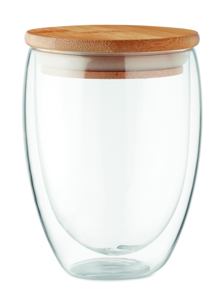 Logo trade liikelahjat tuotekuva: Bambu borosilikaattilasi 350 ml Cologne