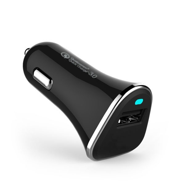 Logo trade liikelahja mainoslahja tuotekuva: Autolaturi (Qualcomm Quick Charge 3.0)