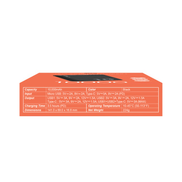 Logotrade mainoslahja tuotekuva: POWER BANK SILICON POWER QP15 10000 MAH