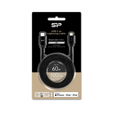 Logotrade mainoslahjat kuva: TIEDONSIIRTOKAAPELI Boost Link Nylon LK30CL Type C