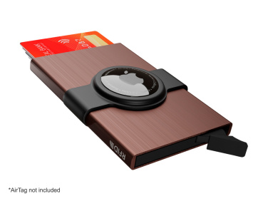Logotrade mainoslahja tuotekuva: RFID-luottokorttikotelo, jossa on pidike AirTagille 2163155