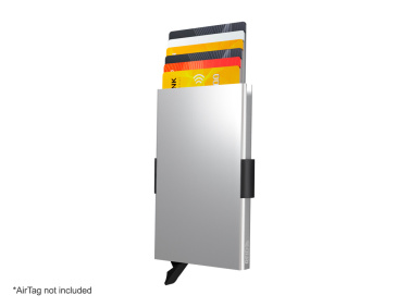 Logotrade mainoslahja tuotekuva: RFID-luottokorttikotelo, jossa on pidike AirTagille 2163108