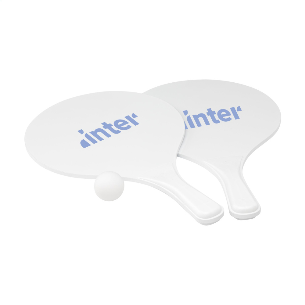 Logo trade mainoslahjat ja liikelahjat kuva: BeachTennis rantapeli