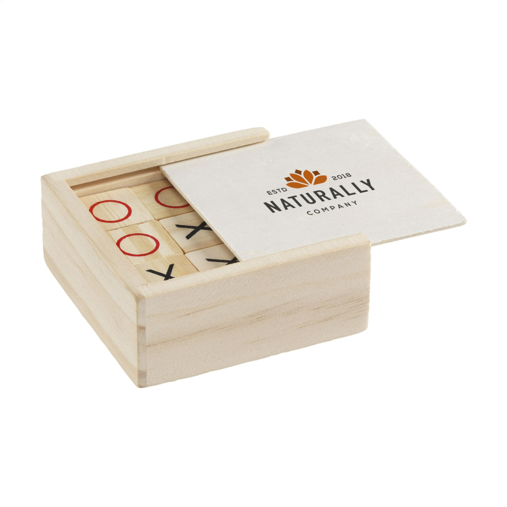 Logo trade mainostuote kuva: Tic Tac Toe Peli Bamboo