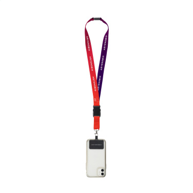Logo trade mainostuote kuva: Lanyard Promo Complete Sublimatie RPET 2 cm ja Patch