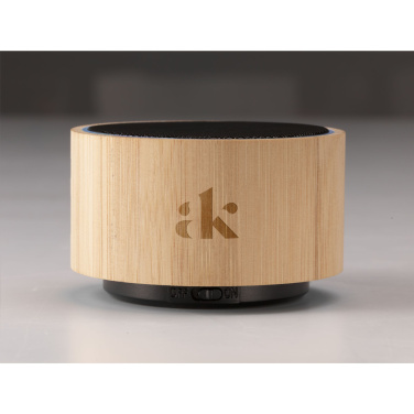 Logotrade liikelahjat mainoslahjat tuotekuva: Langaton Wave Bamboo -kaiutin