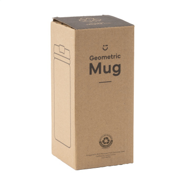 Logotrade mainostuotet kuva: Geometrinen muki RCS kierrätetystä teräksestä 280 ml lämpökuppi