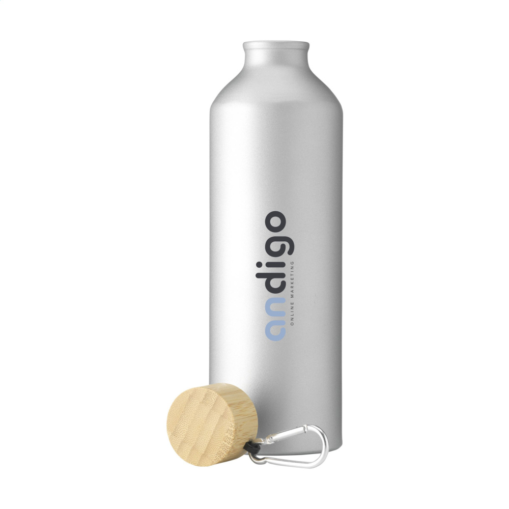 Logotrade mainostuotet kuva: AluBamboo GRS Kierrätetty Alu 750 ml vesipullo