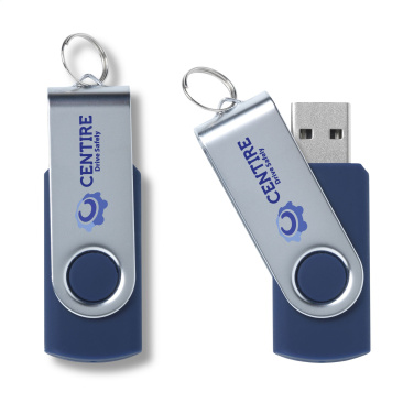 Logotrade mainostuote tuotekuva: USB Twist varastosta 8 Gt