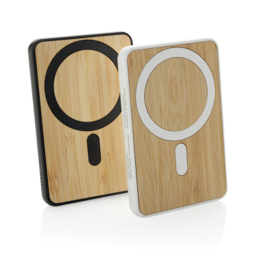 Logo trade mainoslahja kuva: Zen RCS 5000 mah 5W magneettinen bambu virtalähde