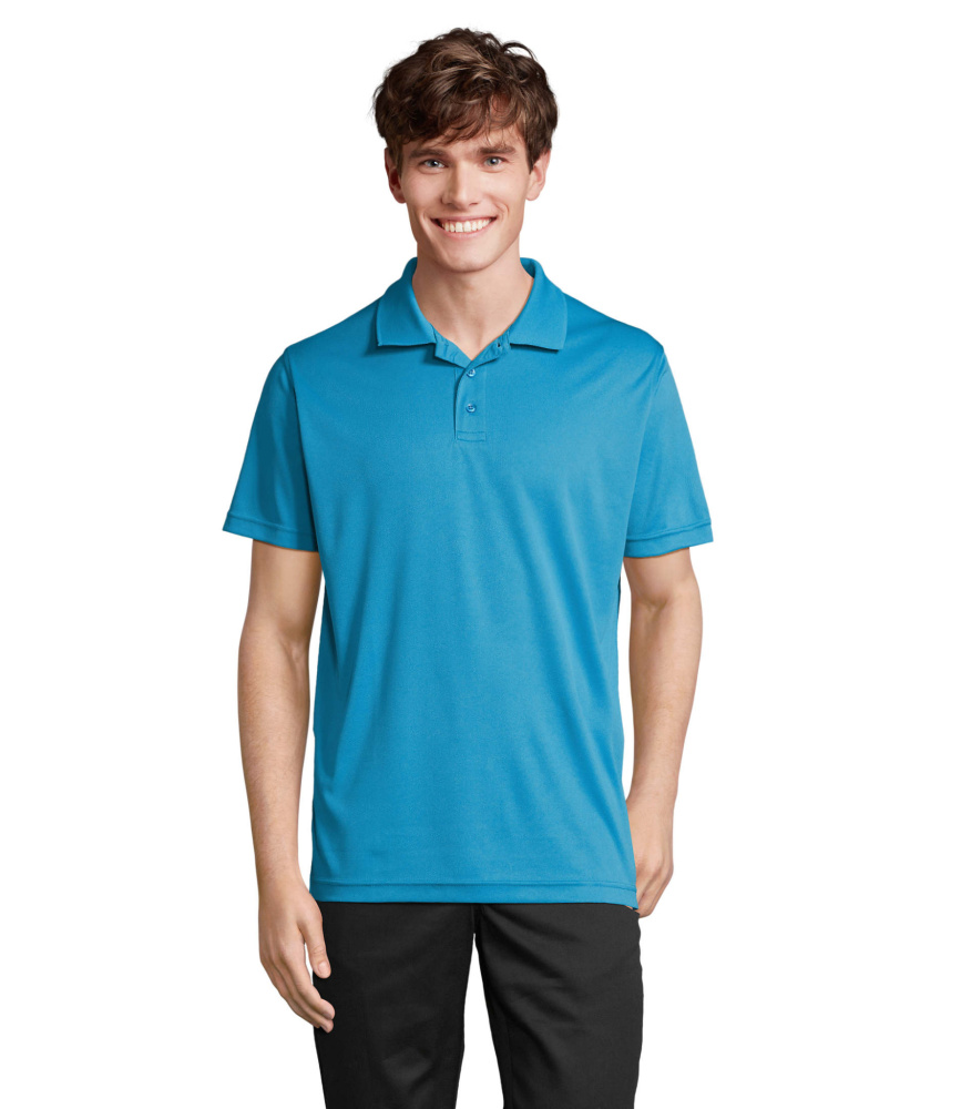 Logo trade mainoslahjat ja liikelahjat kuva: PITCHER UNISEX POLO