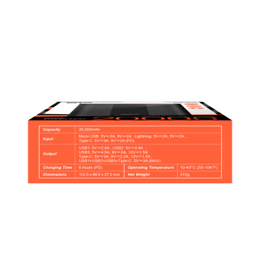 Logo trade liikelahjat tuotekuva: POWER BANK SILICON POWER QP55 10000 MAH