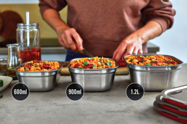 Logotrade mainoslahjat kuva: Black+Blum 3-osainen ateriarasiasetti – S, M, L