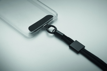 Logo trade liikelahjat tuotekuva: RPET-puhelinrannenauha