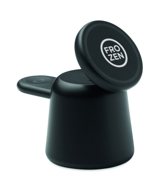 Logotrade mainoslahja ja liikelahja kuva: 3 in 1 langaton laturi 15W