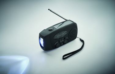 Logotrade mainoslahja tuotekuva: Radio LED-taskulampulla