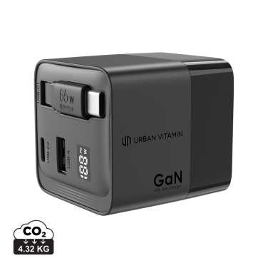 Logotrade liikelahja tuotekuva: Urban Vitamin Mendocino – 65 W GaN-laturi