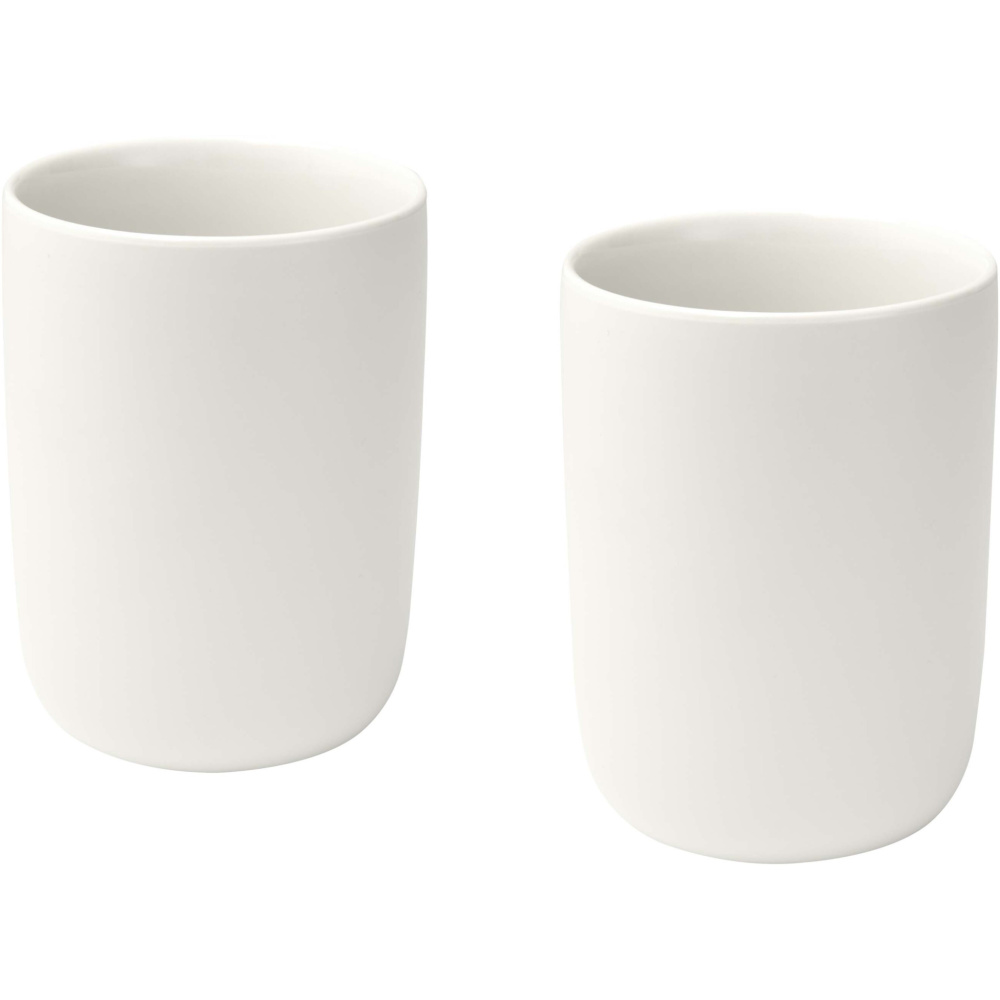 Logotrade mainoslahja tuotekuva: Male 350 ml:n keraamiset kupit – 2 kpl:n sarja