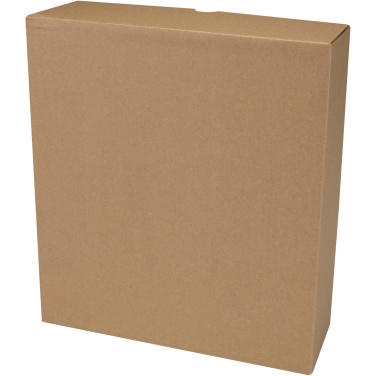 Logotrade liikelahjat mainoslahjat tuotekuva: Illuminate 650 ml:n RCS-kierrätetty, ruostumattomasta teräksestä valmistettu kaksiseinämäinen vesipullo, jossa on kolmiosainen kansisetti