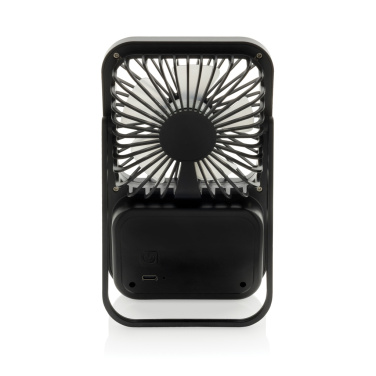 Logo trade mainoslahja ja liikelahja tuotekuva: Aervina RCS-kierätysmuovinen ladattava tuuletin