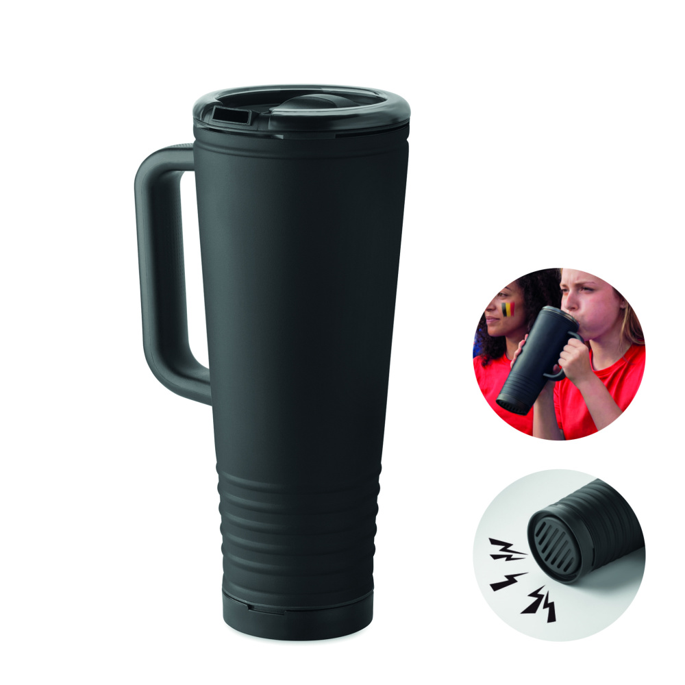 Logotrade mainostuote tuotekuva: Howler Cup w handle 700ml