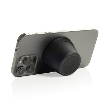 Logo trade liikelahjat mainoslahjat kuva: Nivio RCS-kierrätetty alumiini magneettinen 5 W kaiutin